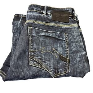 Parsuco DNM Legend Jeans Mens 38 (38x32) Blue Acid Wash Straight Denim VTG